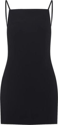 Givenchy Sliced Mini Jurk in Cr&ecirc;pe Cady - Dames - Korte kleedjes - Zwart - M - Kleedjes