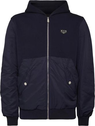 Philipp Plein Heren, Sweatshirts & Hoodies, Blauw, Maat: XS Katoen