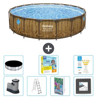 Bestway Piscina Bestway Power Steel Redonda - 549x122 Cm - 8-piezas S607