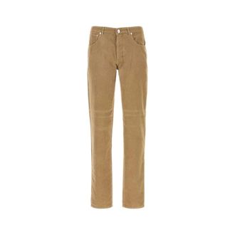 Brunello Cucinelli Corduroy Trousers - male - Brunello Cucinelli - Straight Trousers - Brown - XL - Trousers
