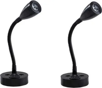 OEM 2 Focos Led De Lectura De 12 V Con Interruptor Ajustable, Luz De Pared Para Mesita De Noche, Luz Interior Para Autocaravana, 6000 K Blanco