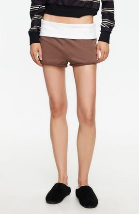 Lioness Leisure Shorts in Chocolate at Nordstrom, Size X-Large