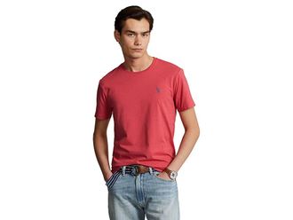 Polo Ralph Lauren Classic Fit Jersey Crew Neck T-Shirt Mens Clothing Red Sky : 2XL, Jersey/Cotton