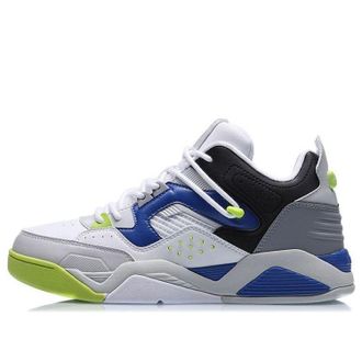 Li-Ning Casual Basketball Shoes White Black Blue AGBR025-1
