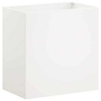 vidaXL Macetero De Jard&iacute;n Blanco 50 X 30 X 40 Cm Vidaxl