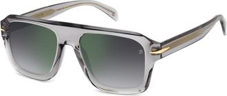 Eyewear by David Beckham Authentieke stijlvolle zonnebril van premium kwaliteit - unisex - Zonnebrillen - Grijs - 54 MM - Accessoires