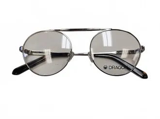 Dragon Mens Dr191 Shay Round Eyeglasses In Gold