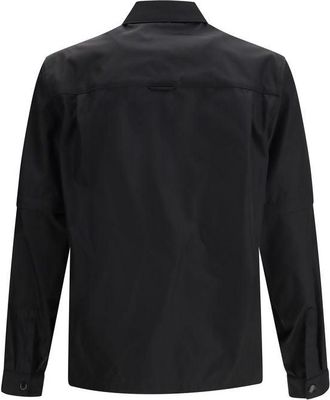 Prada Mens Black Recycled Polyamide Jacket Clothing