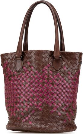 Bottega Veneta Pre-owned Bottega Veneta Bicolor Nappa Intrecciato Bucket Bag Ladies 6GXC0LQ8M1UAJEU9