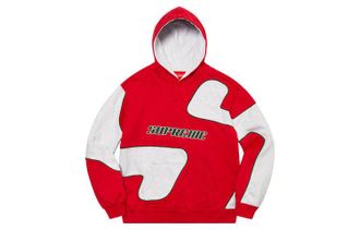 SUPREME Big S Logo Hoodie Red White SUP-FW20-078