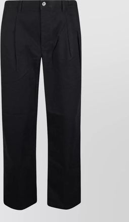 Calvin Klein twill trousers pleated front elasticated waistband