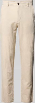 Jack & Jones Jack & Jones Tapered Fit Hose mit Eingrifftaschen Modell STACE in Hellgrau, Gr&ouml;&szlig;e 27/30