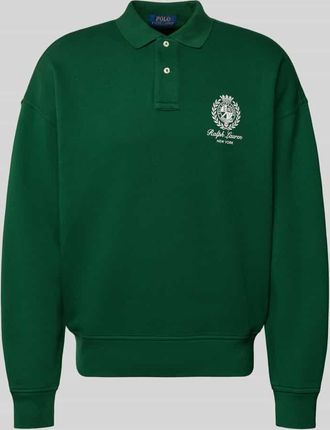 Polo Ralph Lauren Regular Fit Sweatshirt aus Baumwoll-Mix in Dunkelgruen, Gr&ouml;&szlig;e XXL