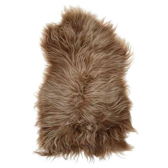Berkfield Home Icelandic Sheepskin Chair Cover Brown 70x110 cm