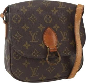 Louis Vuitton Pre-owned Canvas Cross Body Bag - Dames - Vintage Schoudertas - Bruin - ONE Size - Vintage