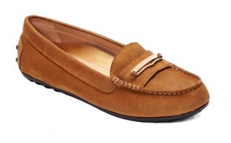 Vionic Womens Honor Ashby Moccasin In Khaki
