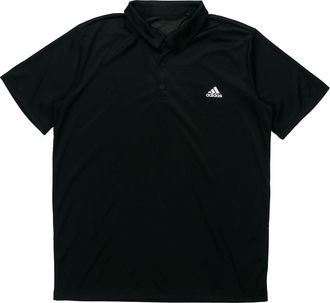 adidas Fab Logo Applique Sports Breathable Short-sleeve Polo Shirt Men Black CV8322