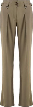 Tom Ford Khaki Tailored Pleated Pants