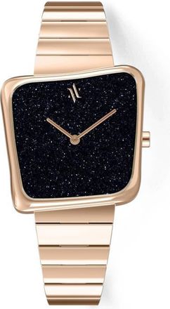 Vanna Nebula Gemstone Watch in Blue Sandstone-Rose Gold at Nordstrom
