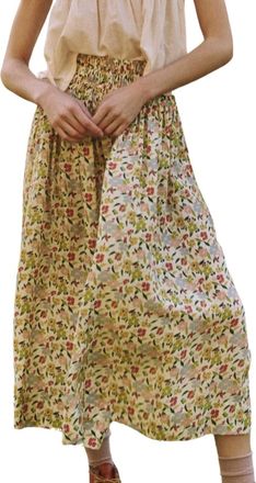 The Great. Womens The Viola Skirt In Floating Petals Floral