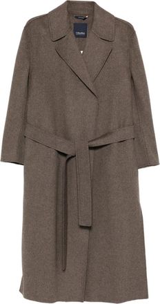 Max Mara Jas met ceintuur - Bruin