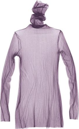 Cortana Cisne Tulle Top - Dames - Longsleeves - Paars - S - Nylon - Tops