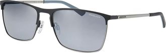 Jaguar 37825 Polarized 6100 Mens Sunglasses Black Size 60
