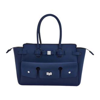 Save My Bag Borsa Shopping Clara - - Bags - Donna - Blu - ONE SIZE