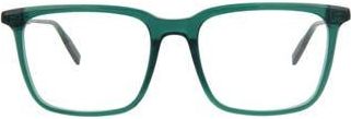 Montblanc 57mm Square Optical Glasses in Green Transparent at Nordstrom Rack