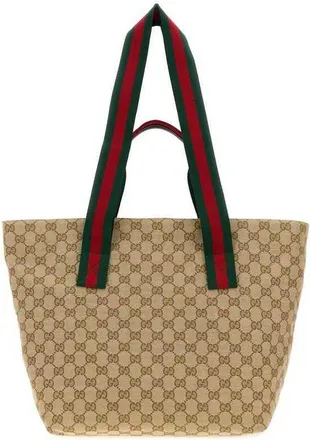 Gucci Gg Fabric Small Shopping Bag Vintsanddkbrovrv Borse A Mano