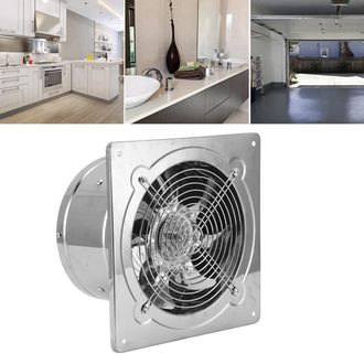 Infinite Ventilador De Ba&ntilde;o De 52 W, Acero Inoxidable 410, 250 X 250 Mm, Para Cocina O Garaje