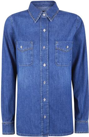 7 For All Mankind Mujer, Blusas y Camisas, Azul, Talla: M