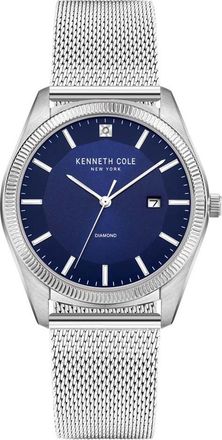 Kenneth Cole KC51022020A Mens Classic Dress Watch - Silver - One Size