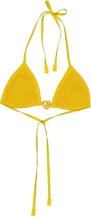 Burberry Womens Crinkled-Nylon-Bikini-Top, Size Medium