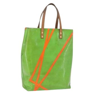 Louis Vuitton Pre-owned Vintage Patent Leather Tote - Pre-owned - Mujer - Verde - ONE SIZE