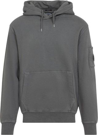 C.P. Company Grey Cotton Hoodie