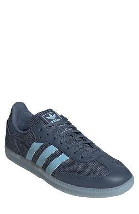 adidas Gender Inclusive Samba OG Sneaker in Ink/Clear Sky/Tactile Blue at Nordstrom, Size 9.5 Womens