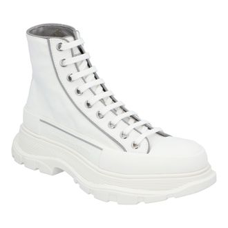Alexander McQueen Alexander McQueen Tread Slick Boots Wit Grijs