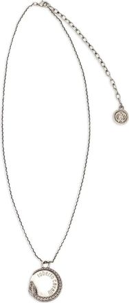 Roberto Cavalli Collana con pendente logo - Argento