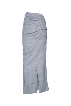 Entire studios Unisex Wool Skirt Dust Grey Dg Gonne