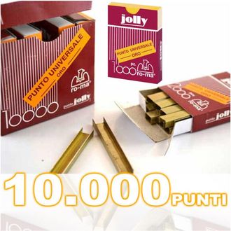 Trade Shop Trade Shop - Grapadora Master Grapas Puntas Oficina En Casa Jolly Gold Pcs. 10.000