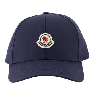 Moncler Heren, Accessoires, Blauw, Maat: ONE Size Katoen