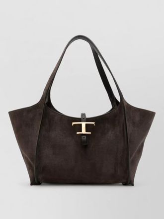 Tod's t timeless small suede shoulder bag