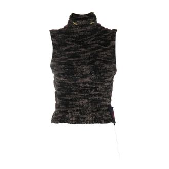 Vitelli Cosmic Crop Top - Tops - Mujer - Gris - L