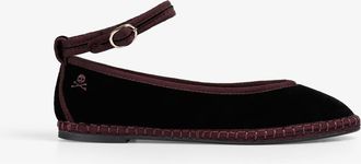 Scalpers Velvetstrapankle Slipper in Purple at Nordstrom, Size 41