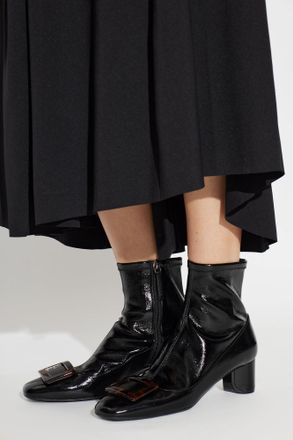 Roger Vivier U Look Heeled Ankle Boots, Womens, Black