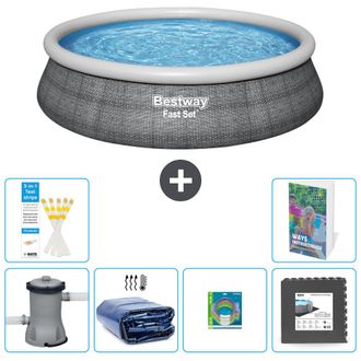 Bestway Piscina Bestway Fast Set Redonda - 457x84 Cm - 7-piezas S177