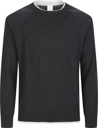 Eleventy Sweater - Heren - Ronde hals truien - Zwart - 3XL - Truien & Vesten