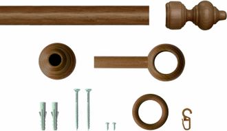 Good Life Gardinenstange »Trend« Ø 28 mm 1 läufig-läufig Fixmass