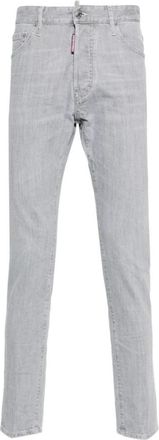 Dsquared2 5 Pocket Broek - Heren - Slim Fit Jeans - Grijs - XS - Katoen - Jeans